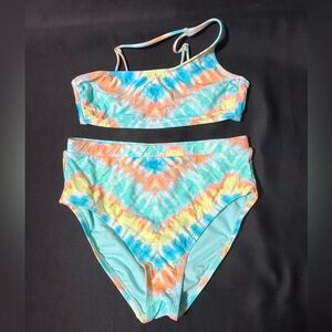 Colorful Tie-Dye Bikini Set